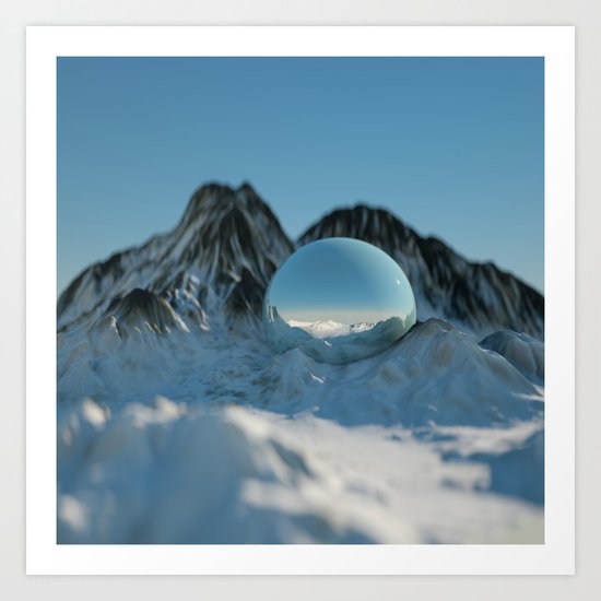 Snowglobe Art Print