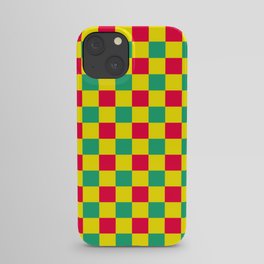 African Square Pattern iPhone Case