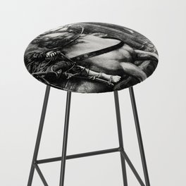 The dead rider - Edward Robert Hughes  Bar Stool