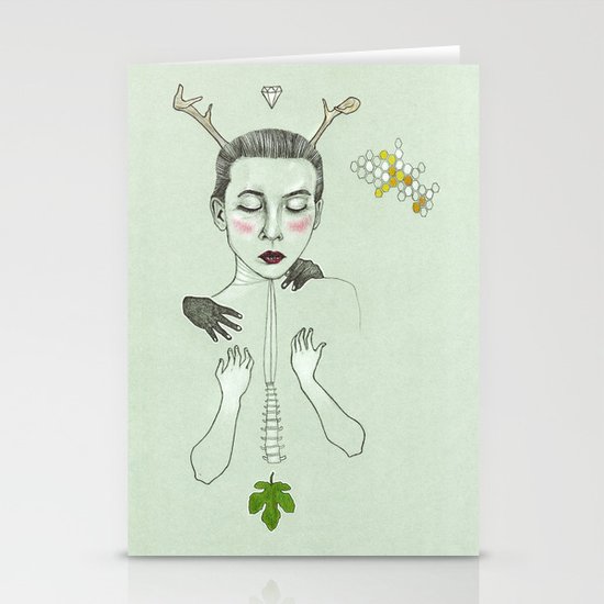 kış (winter) Stationery Cards