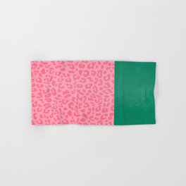 The Stare: Pink Cheetah Pattern Edition Hand & Bath Towel