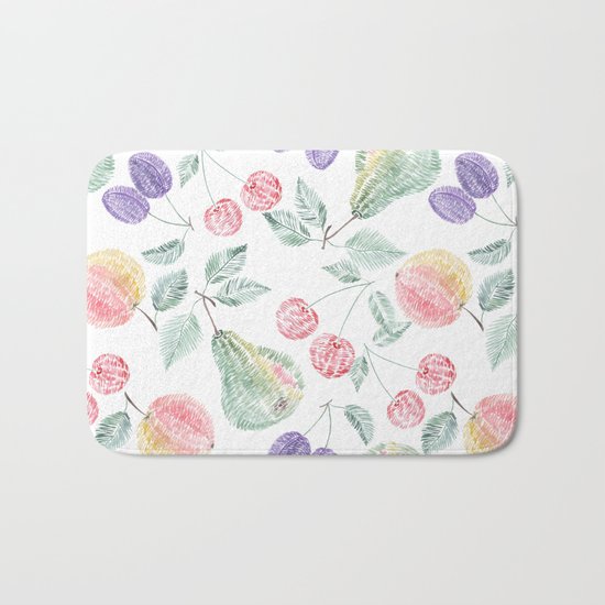 Fruity delight. Bath Mat