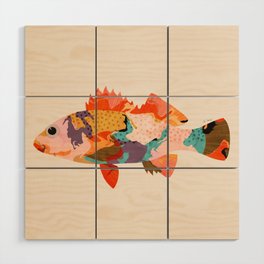 Tropical fish Wood Wall Art