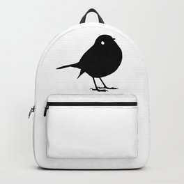 Bird Black Silhouette Animal Pet Cool Style Backpack | Birdbag, Birdblack, Birdcool, Birdsticker, Birdmug, Pop Art, Birddesign, Stencil, Graphicdesign, Digital 