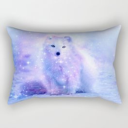 Arctic iceland fox Rectangular Pillow