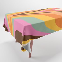 70s Retro Groovy Background 07 Tablecloth