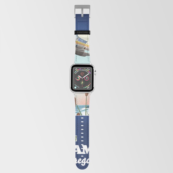 Tillamook Oregon Travel map Apple Watch Band