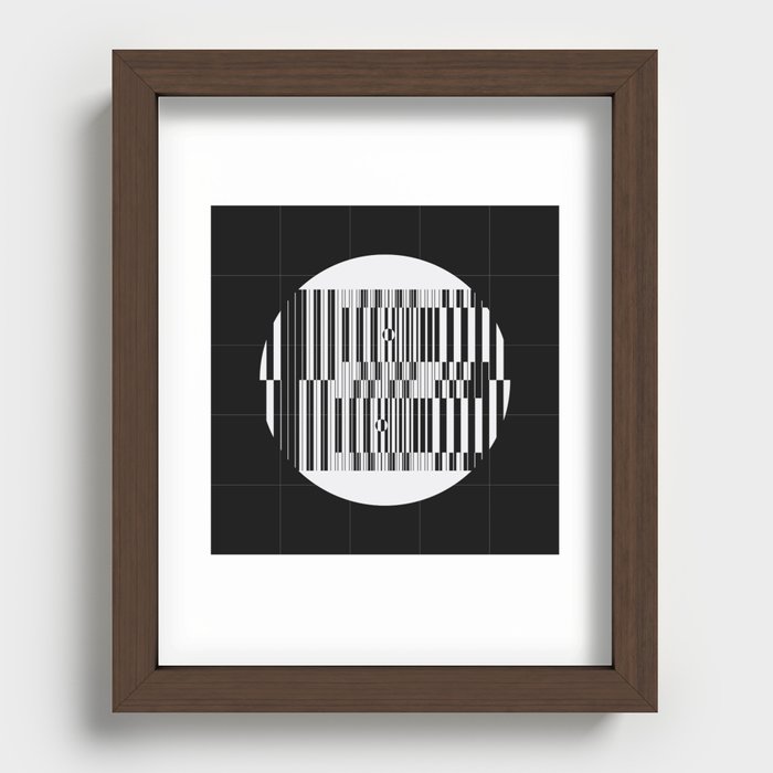 Modern abstract art #14 Recessed Framed Print