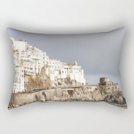 A Coming Storm at Amalfi, Italy  |  Travel Photography Rectangular Pillow