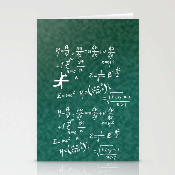 Math Equations Stationery Cards