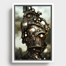 Robo-Sapiens Framed Canvas