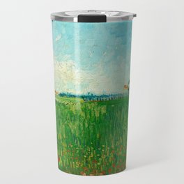 Field with Poppies, 1888 by Vincent van Gogh Travel Mug