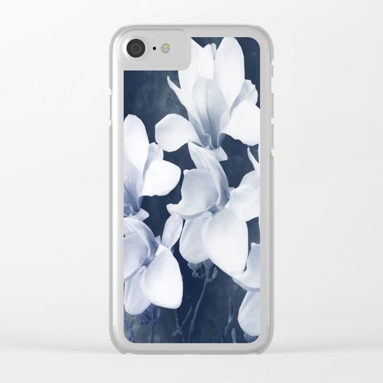 Magnolia 3 Clear iPhone Case