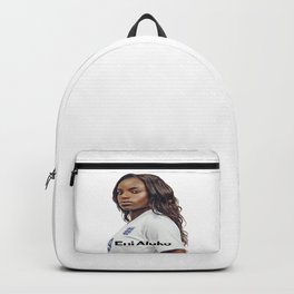 the best player football woman Backpack