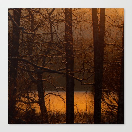 The sun has risen Canvas Print