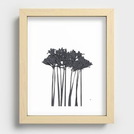 Resurrection Lilies 2 - Black Recessed Framed Print