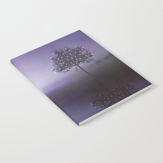 SOLITUDE IN TIME - PURPLE Notebook