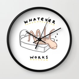 Honest Blob - Whatever Works Wall Clock