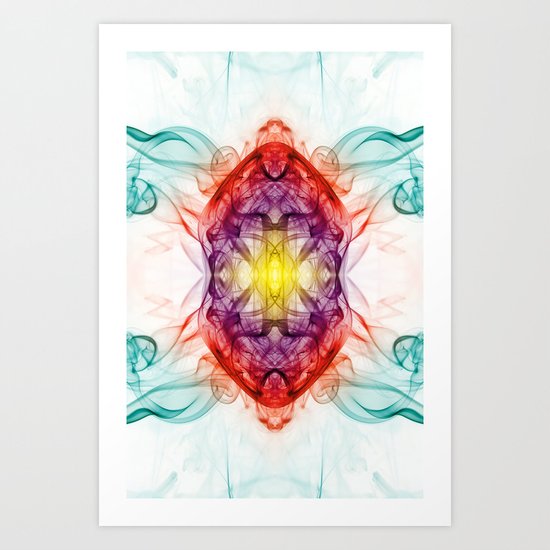 Smoke Art 10 Art Print