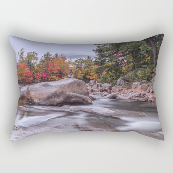 mountain stream Rectangular Pillow