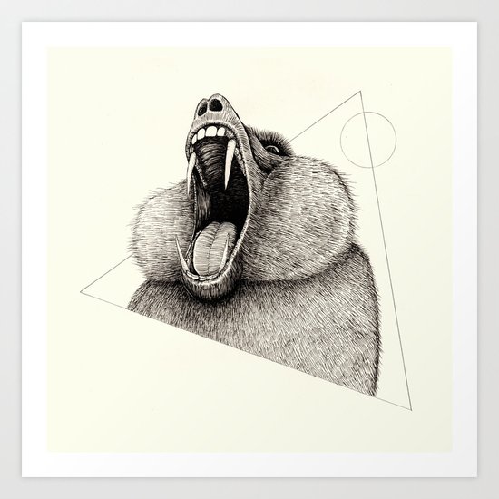 'Wildlife Analysis III' Art Print
