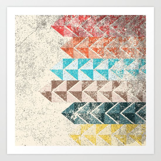 Dirty Lines Art Print