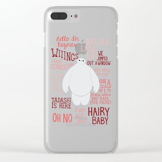 Hello, I'm Baymax Clear iPhone Case
