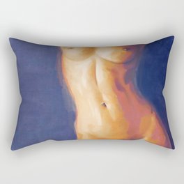 The Nude Torso Rectangular Pillow