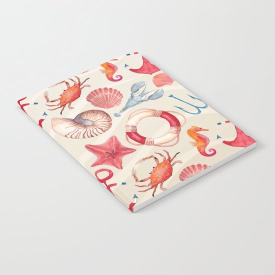 Marine Pattern 04 Notebook
