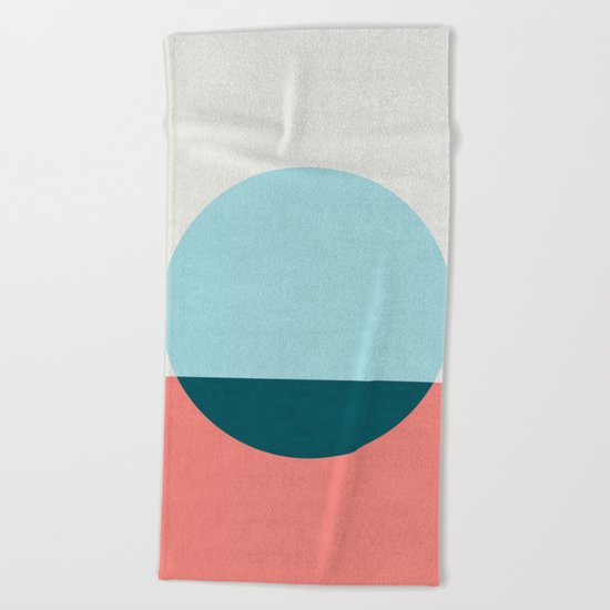 Abstract and minimalist pattern I Beach Towel