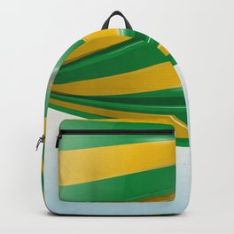 brazil  background with flag Backpack