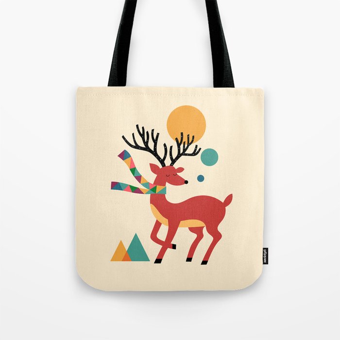 Deer Autumn Tote Bag