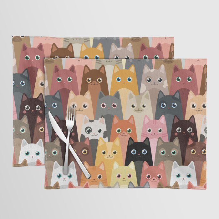 Cats Pattern Placemat