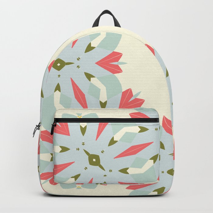 Flower pattern best sale backpack