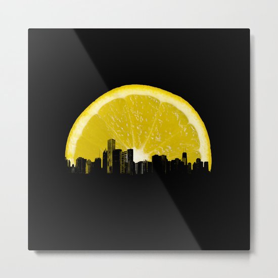 super lemon Metal Print