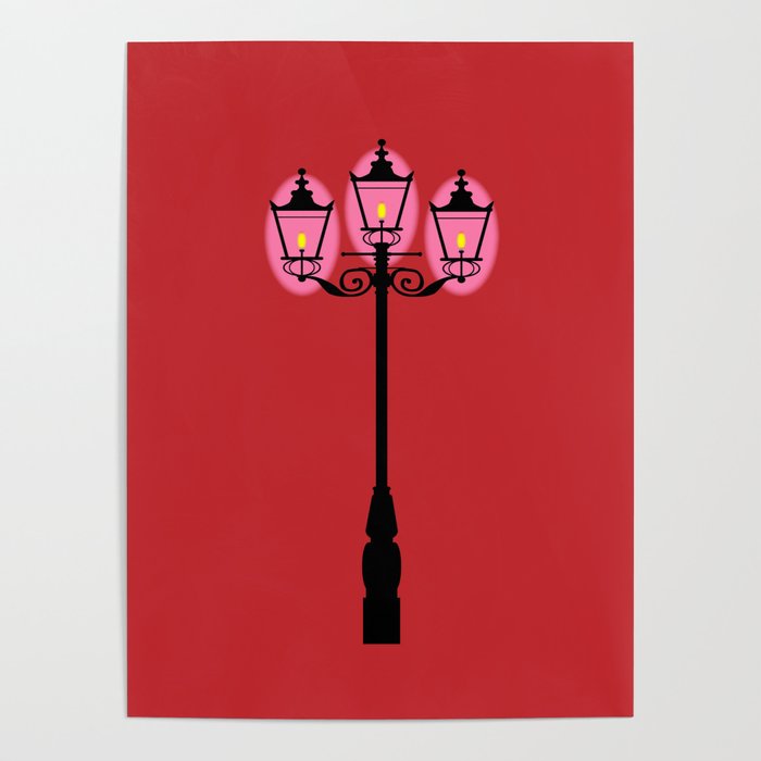 Victorian Street Light Poster