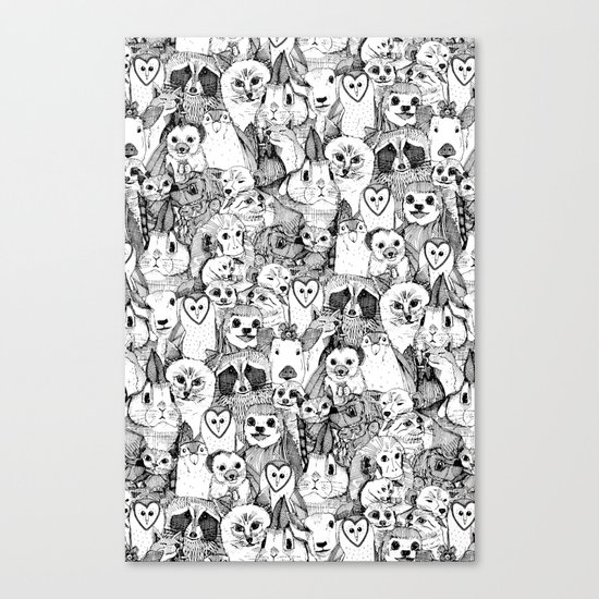 love and hugs Canvas Print