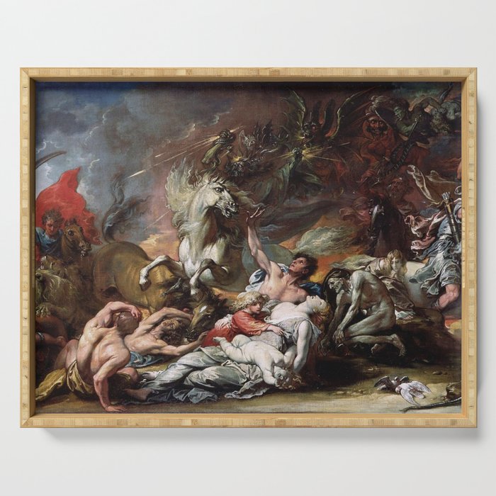  Death on a Pale Horse - Benjamin West Serving Tray