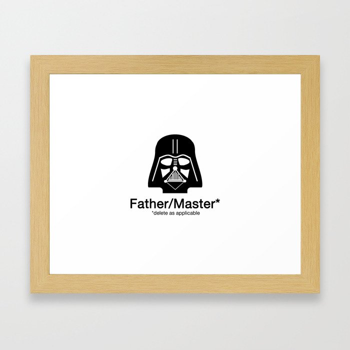 Father/Master Framed Art Print