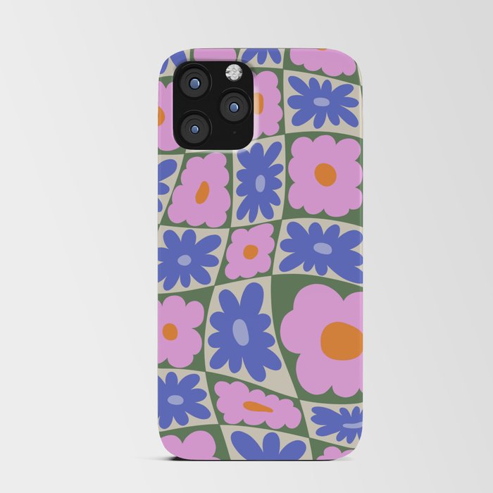 Floral seven iPhone Card Case