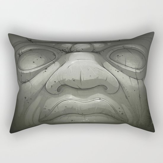 Olmeca I. Rectangular Pillow