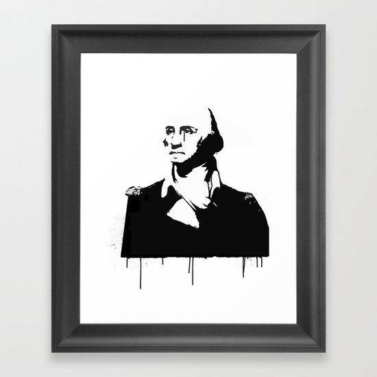 George Washingtear Framed Art Print