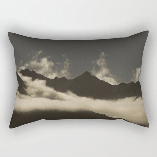 up in the mountains, down on my mind Rectangular Pillow