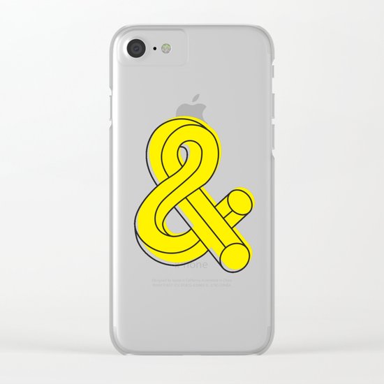 Ampersand Clear iPhone Case