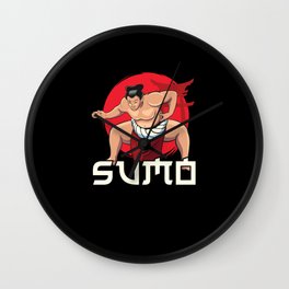 Sumo Wrestling Sumo Wrestler Yokozuna Japan Wall Clock