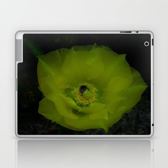 The Flower and the Bee Laptop & iPad Skin