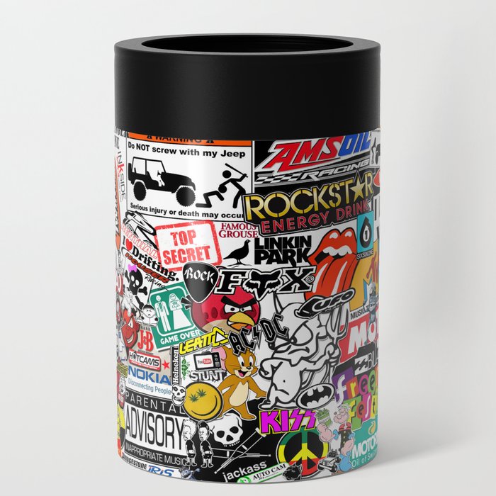 Sticker Bomb Can Cooler