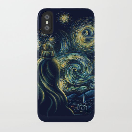 Death Starry Night iPhone Case