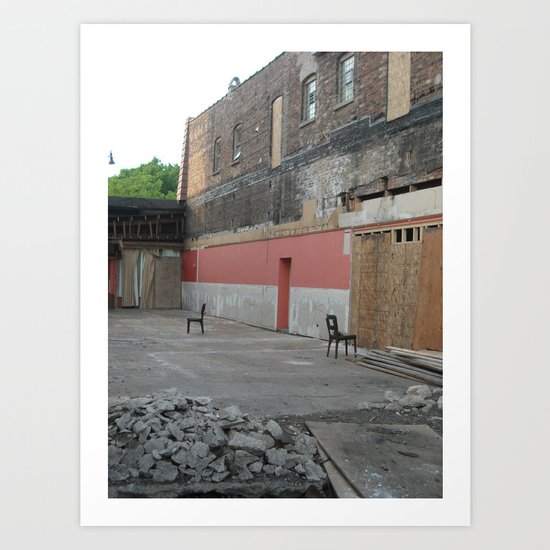 abandoned tango Art Print