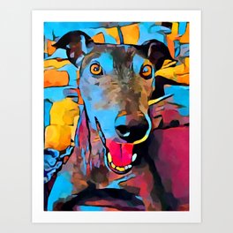 Greyhound 2 Art Print